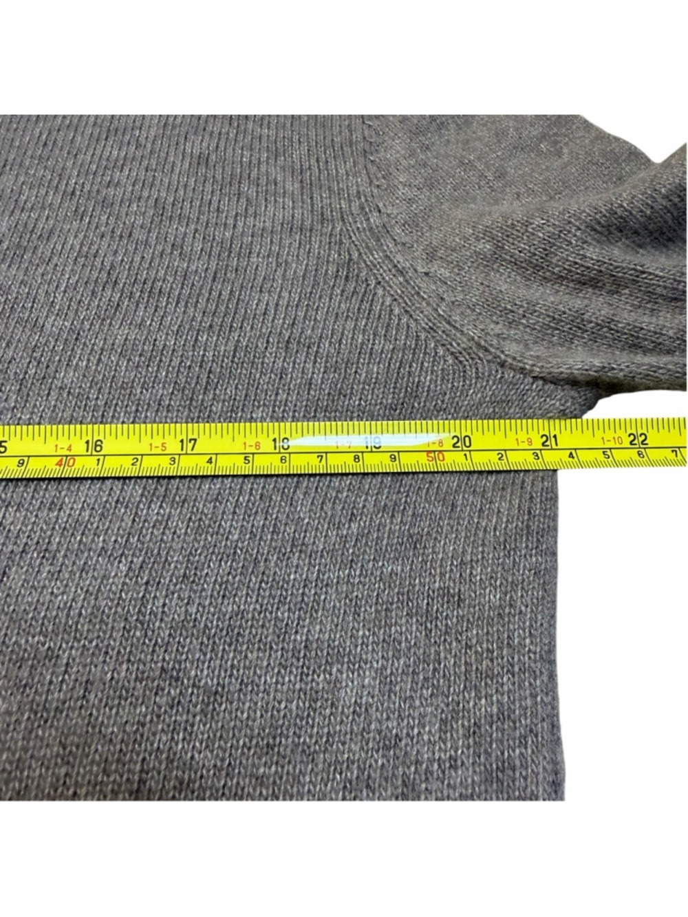 Jenni Kayne Everyday Sweater Taupe Wool Cashmere Blend Knit Pullover Quiet Lux - Picture 8 of 9